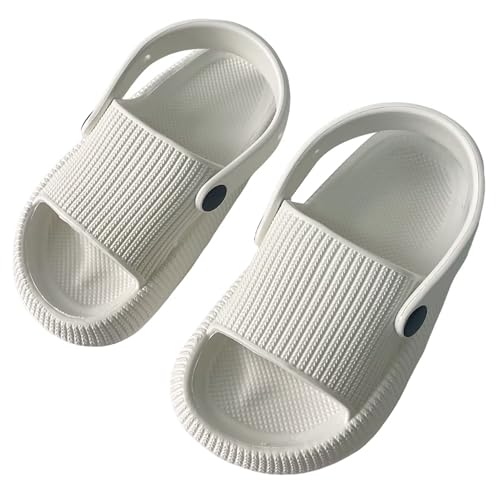 KEYUSHOP Badelatschen Kinder Mädchen Badeschlappen Sommer Hausschuhe Jungen Wolkenschuhe Rutschfeste Dusch Badeschuhe Strand Sandalen Weiche Dicke Schwimmbad Strand Schlappen Kinder Pantoletten von KEYUSHOP