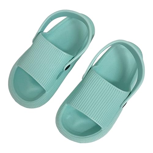 KEYUSHOP Badelatschen Kinder Mädchen Badeschlappen Sommer Hausschuhe Jungen Wolkenschuhe Rutschfeste Dusch Badeschuhe Strand Sandalen Weiche Dicke Schwimmbad Strand Schlappen Kinder Pantoletten von KEYUSHOP