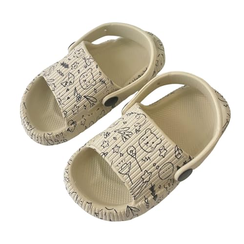 KEYUSHOP Badelatschen Kinder Mädchen Badeschlappen Sommer Hausschuhe Jungen Wolkenschuhe Rutschfeste Dusch Badeschuhe Strand Sandalen Weiche Dicke Schwimmbad Strand Schlappen Kinder Pantoletten von KEYUSHOP