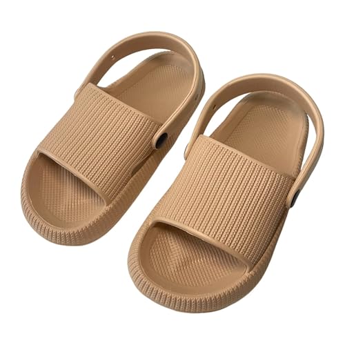 KEYUSHOP Badelatschen Kinder Mädchen Badeschlappen Sommer Hausschuhe Jungen Wolkenschuhe Rutschfeste Dusch Badeschuhe Strand Sandalen Weiche Dicke Schwimmbad Strand Schlappen Kinder Pantoletten von KEYUSHOP