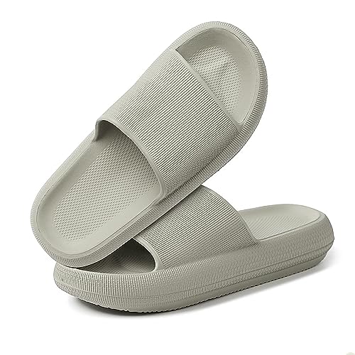 KEYUSHOP Cloud Sliders for Kids Women Men Beach Pillow Sliders Super Soft Platform Slippers Cozisliders Slippers Open Toe Anti-Slip Shower Pool Summer Flip Flop Sandals von KEYUSHOP