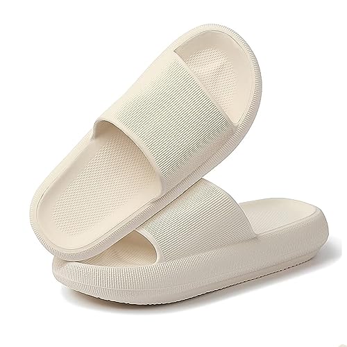 KEYUSHOP Cloud Sliders for Kids Women Men Beach Pillow Sliders Super Soft Platform Slippers Cozisliders Slippers Open Toe Anti-Slip Shower Pool Summer Flip Flop Sandals von KEYUSHOP