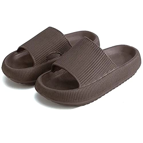 KEYUSHOP Cozislides Original Badeschuhe Damen Herren Kinder Super Weich Schlappi Schlappen rutschfest Badelatschen Sommer Wolkenschuhe Hausschuhe Cozy Slides Plattform Badeschlappen Strand Flip Flops von KEYUSHOP