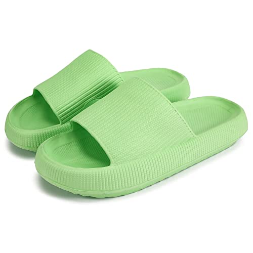 KEYUSHOP Cozislides Original Badeschuhe Damen Herren Kinder Super Weich Schlappi Schlappen rutschfest Badelatschen Sommer Wolkenschuhe Hausschuhe Cozy Slides Plattform Badeschlappen Strand Flip Flops von KEYUSHOP