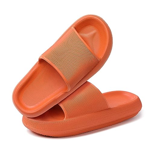 KEYUSHOP Cozislides Original Hausschuhe Badeschlappen Herren Damen Kinder Rutschfeste Pantoletten Super Weich Cozy Gummi Home Slippers Dick EVA Sommer Garten Badeschuhe Flip Flops von KEYUSHOP