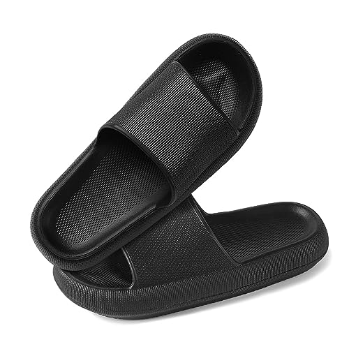 KEYUSHOP Cozislides Original Slippers Men Women Children Non-Slip Mules Super Soft Cosy Rubber Home Slippers Thick EVA Summer Garden Bathing Shoes Flip Flops von KEYUSHOP