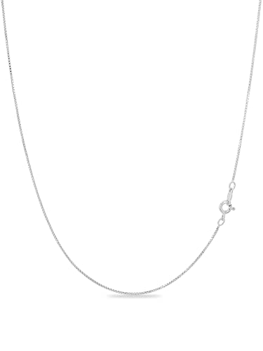 KEZEF Halskette Damen | Elegante Silberkette Damen 925 ohne Anhänger |1mm Venetien Kette Silber 925 | Wasserfeste Halskette Damen Silber 925| Ideal für Frauen, Mütter, Freundinnen | Silver Necklace von KEZEF