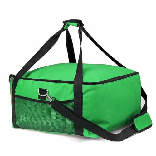 KFXYSM Pizzatasche,Pizzatasche Thermo 16 "wasserdichte Tragbare Festigkeit Thermische Pizza Liefertasche Halter Container Box Oxford Tuch Frische Lebensmittel Isolierte Lagerung(Green) von KFXYSM