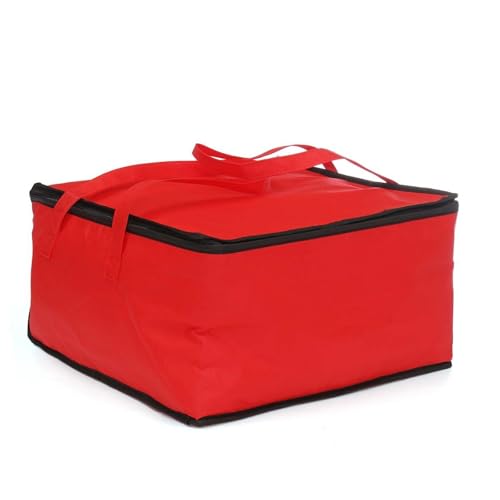 KFXYSM Pizzatasche,Pizzatasche Thermo 17 "wasserdichte Isolierte Tasche Cooler Isolierung Falten Picknick Tragbare EIS Pack Lebensmittel Thermische Liefertasche Pizza von KFXYSM