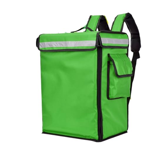 KFXYSM Pizzatasche,Pizzatasche Thermo 42L /58L. Große Takeaway-Taschen Fast Food Pizza Liefertasche Eisdose wasserdichte Isolierung Lunch-Taschen(58L Green Color) von KFXYSM