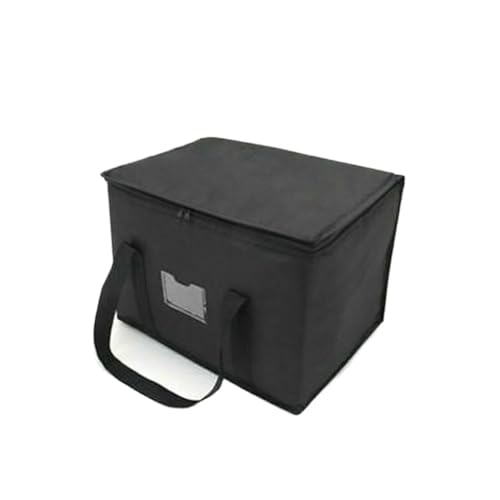 KFXYSM Pizzatasche,Pizzatasche Thermo Essenslieferungstasche, Doppelter Reißverschluss, Warmer Kühlbeutel Mit Doppeltem, Nützliche Isolierung(16L) von KFXYSM