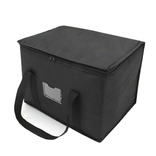 KFXYSM Pizzatasche,Pizzatasche Thermo Essenslieferungstasche, Doppelter Reißverschluss, Warmer Kühlbeutel Mit Doppeltem, Nützliche Isolierung(50L) von KFXYSM