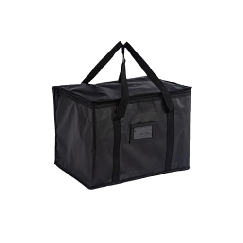 KFXYSM Pizzatasche,Pizzatasche Thermo Isolierter Auto-Lunch-Kühler, Faltbar, Isoliert, Picknick-Eisbeutel, Reißverschluss, Picknick, Camping, Alufolie, Lebensmittelbeutel(50L-1PCS) von KFXYSM