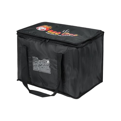 KFXYSM Pizzatasche,Pizzatasche Thermo Lebensmittelgeschäft Große Klappkühler Picknick-Pizza-Takeabway Wiederverwendbare EIS-Packung Tragbare Wärmedämmung Lebensmittel Liefertasche(General 28L) von KFXYSM
