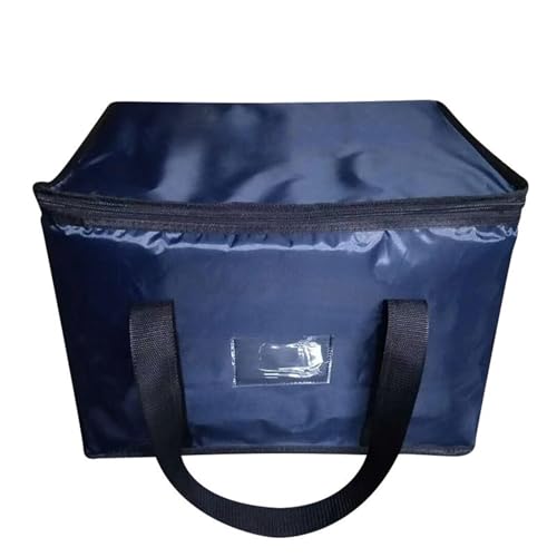 KFXYSM Pizzatasche,Pizzatasche Thermo Tragbare Mittagessenkühler Bag Faltende Isolierung Picknick EIS Packung Lebensmittel Thermalbeutel Isolierte Taschen Liefertasche 70l(Dark Teal 50L) von KFXYSM