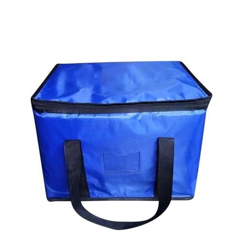 KFXYSM Pizzatasche,Pizzatasche Thermo Tragbare Mittagessenkühler Bag Faltende Isolierung Picknick EIS Packung Lebensmittel Thermalbeutel Isolierte Taschen Liefertasche 70l(Royal Blue 16L) von KFXYSM