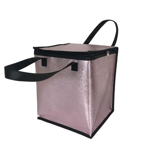 KFXYSM Pizzatasche,Pizzatasche Thermo wasserdichte Große Kühlertasche Verdicken Großen Isolierten Taschen Tragbare Thermische Fahrzeugverpackung Container Cooler(8inch(27X28X34CM)) von KFXYSM