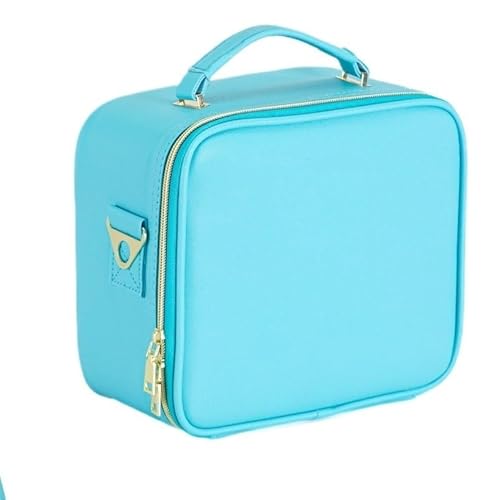 Kosmetiktasche mit Spiegel Make-up-Tasche mit beleuchtetem Spiegel for Damen, Kosmetiktasche, Reise-Make-up-Tasche, großes Fassungsvermögen for Damen Schminktasche mit Spiegel und Licht(B) von KFXYSM