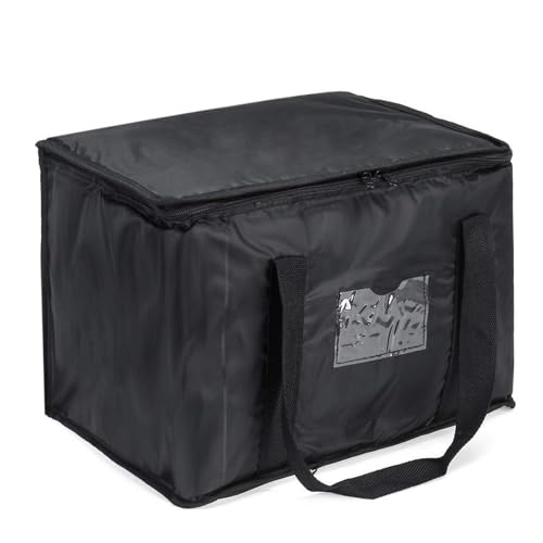Pizzatasche,Pizzatasche Thermo 16/28 / 50l Pizza-Tasche Isolierte Tasche Kühler Isolierung Falten Picknick Tragbare EIS Packung Lebensmittel Thermalbeutel Liefertasche(50L) von KFXYSM