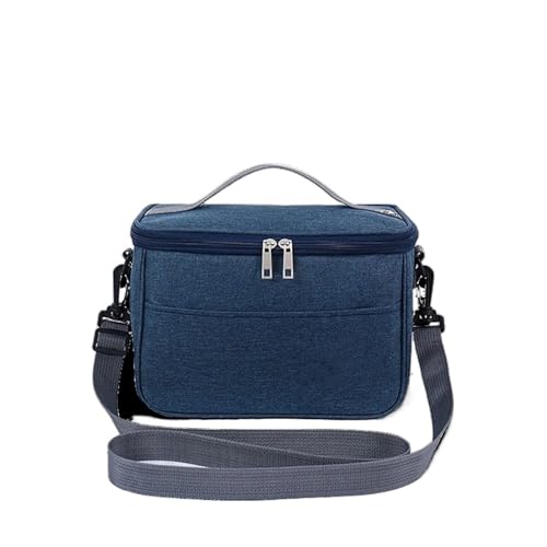 Pizzatasche,Pizzatasche Thermo Tragbare Kühltasche, Zusammenklappbar, Isolierung, Picknick, Eisbeutel Uso Apto Para Lebensmittel, Thermogetränketräger, Isolierte Lunchbox, Lieferung(Blue-Large) von KFXYSM