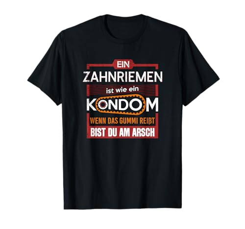 KFZ Mechaniker Mechatroniker Schrauber Geschenke Auto Tuning T-Shirt für Männer (Auto & Motorrad) Schwarz S von KFZ Mechaniker Mechatroniker Schrauber Geschenke