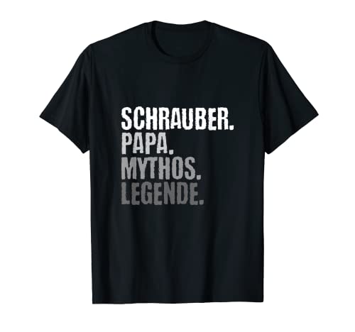 Herren Schrauber Papa KFZ Mechaniker Vatertag T-Shirt Herren Schrauber Papa KFZ Mechaniker Vatertag T-Shirt von KFZ Mechatroniker Papa Autoschrauber Geschenk