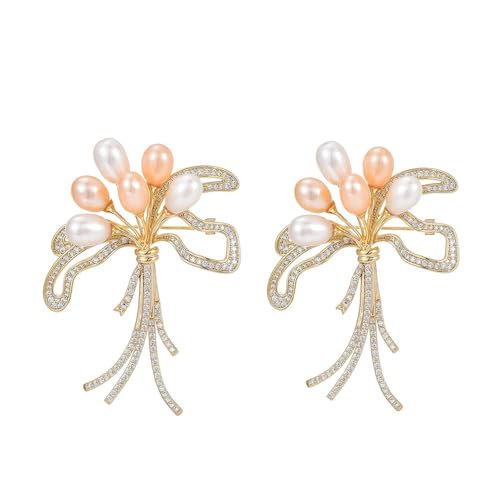 Brosche Frauen Temperament Anzug Jacke Brust Ornamente quadratisch hohl einfache Pullover Pin Zubehör Damenmode Schmuck für Mama von KGADRX