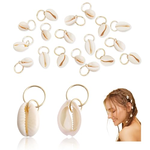 KGCGJVB Muschel-Haarschmuck-Clips für Damen und Mädchen, Ozeanmuschel-Anhänger für Zöpfe, Pferdeschwanz, Kaurimuscheln, Perlen, Strand-Haarspangen, schwarze Muscheln, Haarschmuck, Abschlussball, 20 KGCGJVB Muschel-Haarschmuck-Clips für Damen und Mädchen, Ozeanmuschel-Anhänger für Zöpfe, Pferdeschwanz, Kaurimuscheln, Perlen, Strand-Haarspangen, schwarze Muscheln, Haarschmuck, Abschlussball, 20 von KGCGJVB