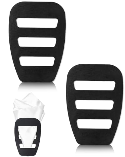 KGDUYC 2 Stück Einstecktuchhalter, Taschentuchhalter, Herren Hochzeit Smoking Anzug Dinner Jacket Herren Einstecktuch Accessoire von KGDUYC