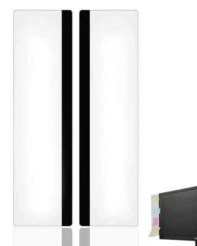 KGDUYC 2 Stück Memoboard für Monitore – für Schreibtischmonitor, Memoboard, Message Board, Bürobedarf für Männer und Frauen, Monitor-Memoboards, Seitenwand KGDUYC 2 Stück Memoboard für Monitore – für Schreibtischmonitor, Memoboard, Message Board, Bürobedarf für Männer und Frauen, Monitor-Memoboards, Seitenwand von KGDUYC
