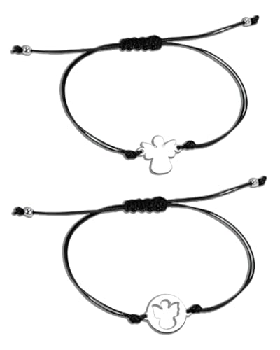 KGDUYC 2 pcs Endlich Schutzengel Schulanfang Schulkind Armband, Schultüte Füllung Mädchen Schulanfang Geschenke, Einschulung Mädchen Junge Schulkind Geschenk von KGDUYC