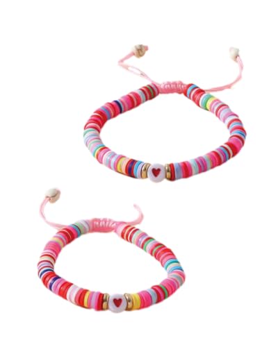 KGDUYC 2pcs Freundschafts Armbänder Damen Partnerarmbänder Verstellbar bff Armbänder für 2 Beste Freundin Friendship Partner Armband,Geschenk für Mutter und Tochter von KGDUYC