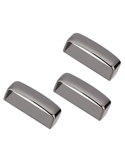 KGDUYC 3pcs Herren Gürtelschnalle Gürtelhalter Für Herren Gürtelbefestigung Herren Gürtelschnalle Zubehör-Gürtelschlaufe Keeper Edelstahl Gürtelschlaufe von KGDUYC