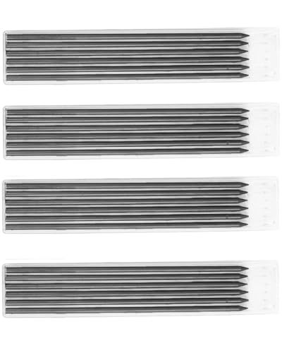 KGDUYC 4 Schachteln/24 Bleistiftminen 2,8 mm Bleistiftminen für Schreiner Bleistiftminen, bruchsichere wiederverwendbare Schreiner Graphit Silberminen für Holzbearbeitung Skizze Schreiben KGDUYC 4 Schachteln/24 Bleistiftminen 2,8 mm Bleistiftminen für Schreiner Bleistiftminen, bruchsichere wiederverwendbare Schreiner Graphit Silberminen für Holzbearbeitung Skizze Schreiben von KGDUYC