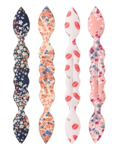 KGDUYC 4 Stück Haarknoten,Haarknotenmacher,Hair Bun Maker, Haarknoten Maker, Haarhalter Schwamm Clips Haar Styling Donut Brötchen Haar Twist Lockenwickler Donut Tools für Mädchen Frauen von KGDUYC