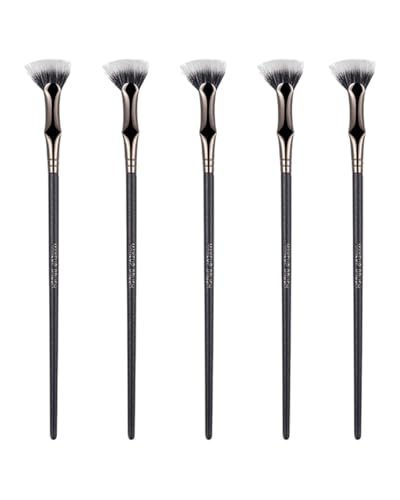 KGDUYC 5 Stück Fächerbürste Wimpernbürste - Fächer Wimpernbürste Fächer Wimpernbürste Verlängerte Wimpern Augenbrauenbürste für Auftragen Mascara Haarlinien Rauchigem Make-up Frauen KGDUYC 5 Stück Fächerbürste Wimpernbürste - Fächer Wimpernbürste Fächer Wimpernbürste Verlängerte Wimpern Augenbrauenbürste für Auftragen Mascara Haarlinien Rauchigem Make-up Frauen von KGDUYC
