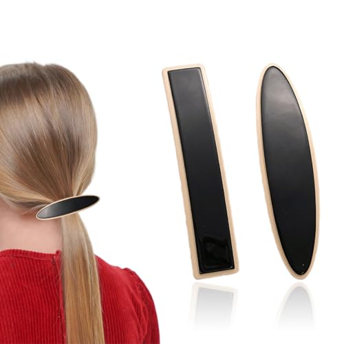 KGDUYC Haarclips,Haarklammern,Frühling große klassische Haarspange, geeignet für feines und mittleres Haar, französischer Retro-Haarschmuck für Damen (2 Stück) von KGDUYC