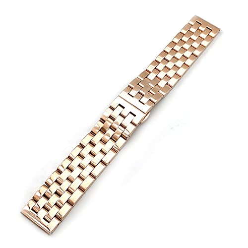 KGFDSGDS 20 mm/22 mm/24 mm Armband, 304 Edelstahl, Butterfly-Knopf, polierte Oberfläche, Armband mit Schnellverschluss (Bandfarbe: Schwarz, Bandbreite: 24 mm) von KGFDSGDS