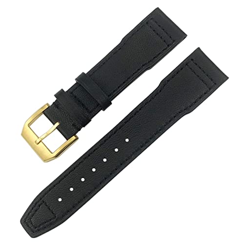 KGFDSGDS Für IWC IW3777 IW3270 Mark 18 Big Pilotu2019s Uhrenarmband Weiches Rindsleder Armbänder 20mm 21mm 22mm Lederuhrenarmband von KGFDSGDS