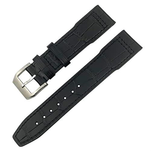 KGFDSGDS Für IWC IW3777 IW3270 Mark 18 Big Pilotu2019s Uhrenarmband Weiches Rindsleder Armbänder 20mm 21mm 22mm Lederuhrenarmband von KGFDSGDS