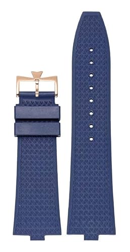 KGFDSGDS Schnelle Demontage Fluorkautschuk-Uhrenarmband für Vacheron Constantin VC-Serie 4500 V 5500 V 7900 V konvexe Schnittstelle 7 mm Armband von KGFDSGDS