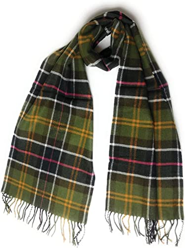 Super weicher Schal mit Karomuster, Kaschmir-Haptik, Schottenkaro, Schals für Herren und Damen, weicher Kaschmir-Schal, Salbei Tartan, Einheitsgröße von KGM Accessories