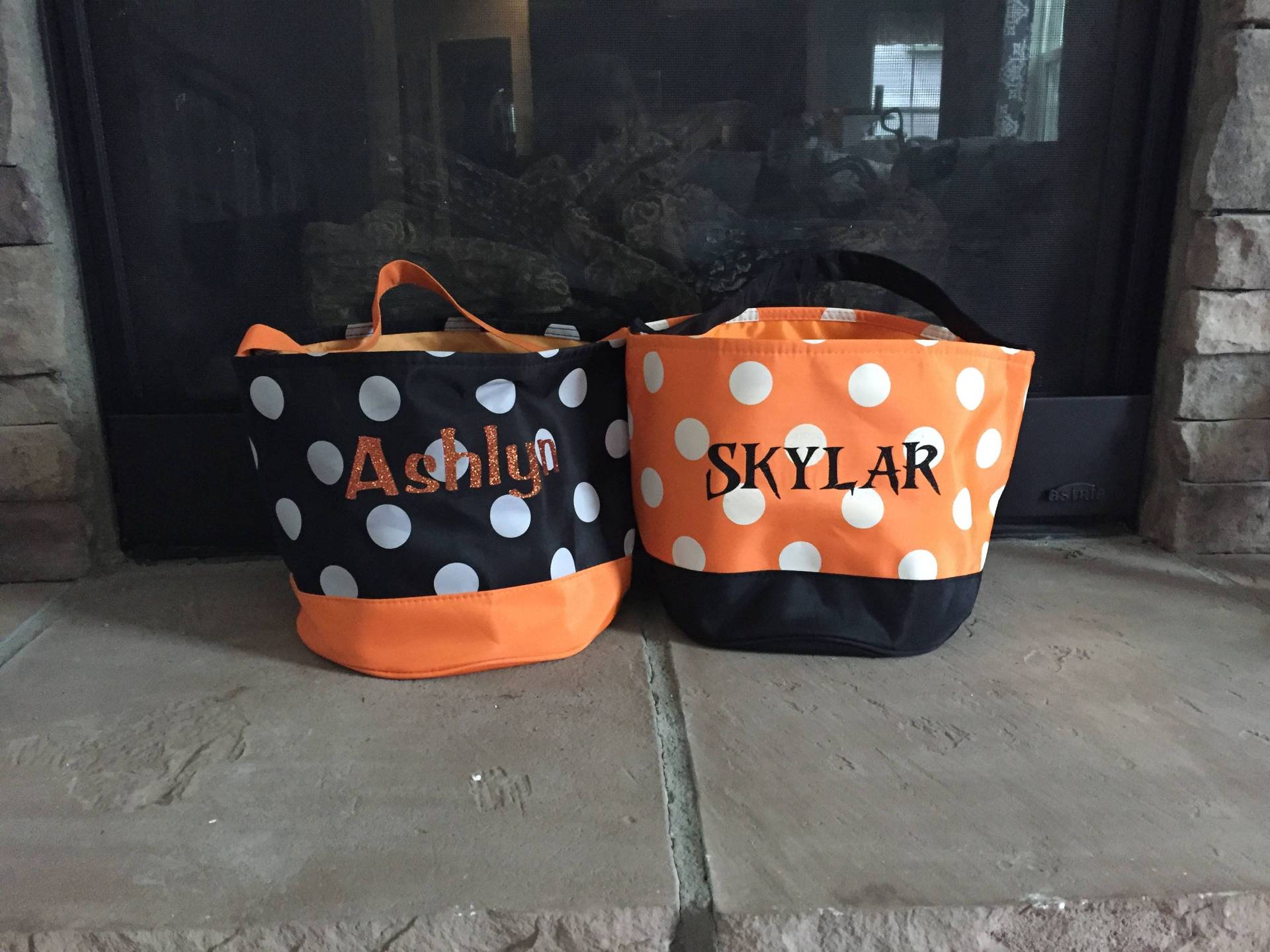 Personalisierte Halloween Candy Bag Personalisierte Halloween Candy Bag von KGSignsAndDesigns