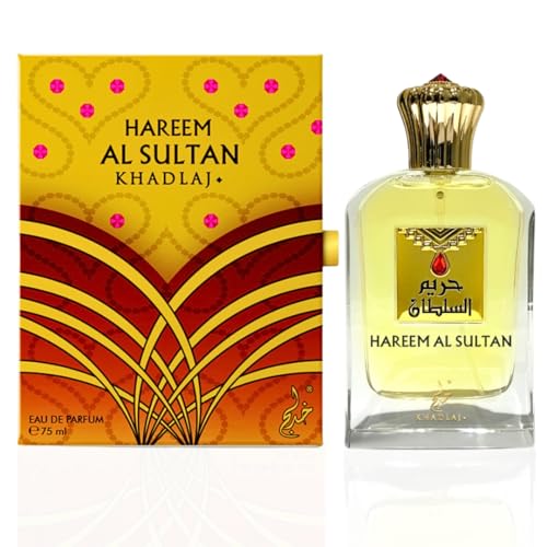 KHADLAJ Hareem Sultan Eau de Parfum, 75 ml, anspruchsvoller und langanhaltender Duft mit orientalischen und blumigen Noten, ideal für diejenigen, die eine unverwechselbare und elegante Essenz suchen. KHADLAJ Hareem Sultan Eau de Parfum, 75 ml, anspruchsvoller und langanhaltender Duft mit orientalischen und blumigen Noten, ideal für diejenigen, die eine unverwechselbare und elegante Essenz suchen. von KHADLAJ PERFUMES