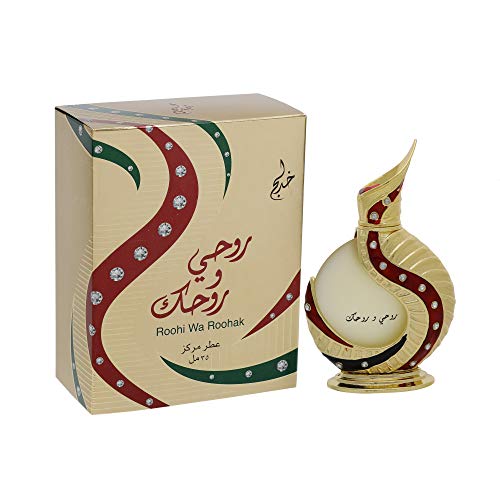 KHADLAJ PERFUMES - Roohi Wa Roohak | Konzentriertes Parfümöl | Orientalische und holzige Noten | Lang anhaltend | Unisex 35 ml, Neutral KHADLAJ PERFUMES - Roohi Wa Roohak | Konzentriertes Parfümöl | Orientalische und holzige Noten | Lang anhaltend | Unisex 35 ml, Neutral von KHADLAJ PERFUMES
