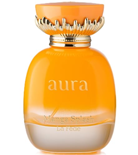 La Fede Aura Manga Splash 100 ml Parfüm für Frauen – exotischer Mango- & Vanilleduft, langanhaltendes, fruchtiges & blumiges EDP Spray La Fede Aura Manga Splash 100 ml Parfüm für Frauen – exotischer Mango- & Vanilleduft, langanhaltendes, fruchtiges & blumiges EDP Spray von KHADLAJ PERFUMES