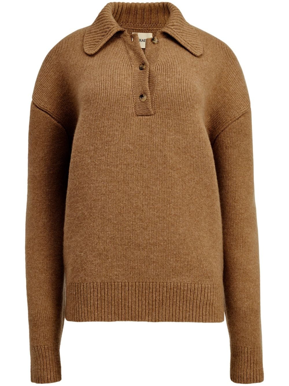 KHAITE Bristol Pullover mit Polokragen - Braun von KHAITE