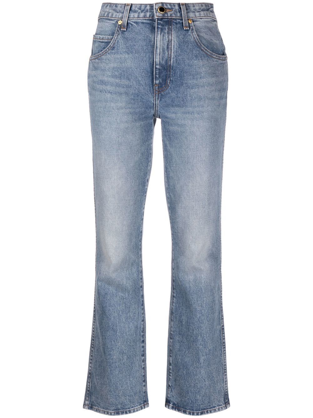 KHAITE Bryce Jeans mit hohem Bund - Blau von KHAITE