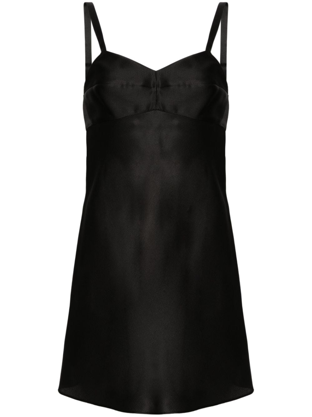 KHAITE Eli silk minidress - Schwarz von KHAITE