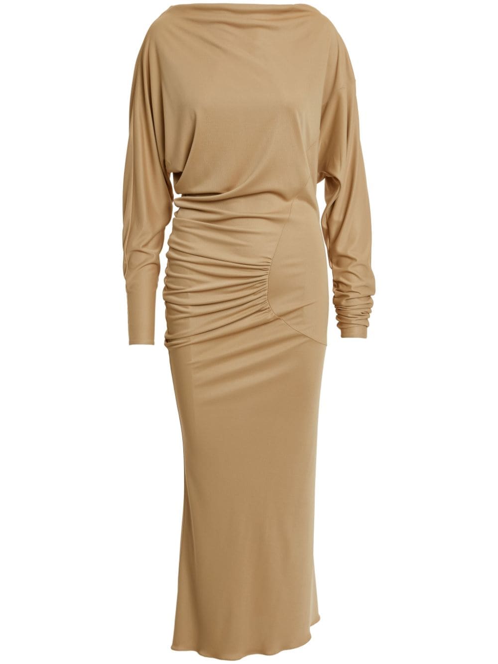 KHAITE Gerafftes The Oron Maxikleid - Nude von KHAITE